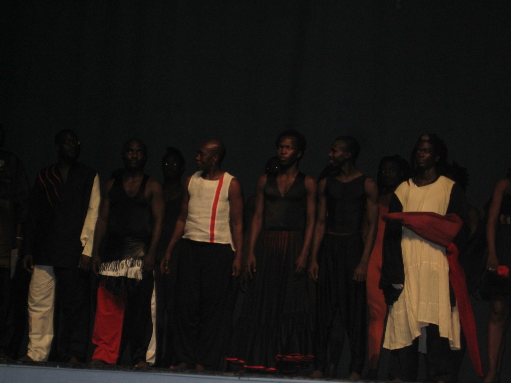 Germaine Acogny and the fabulous dancers taking a bow